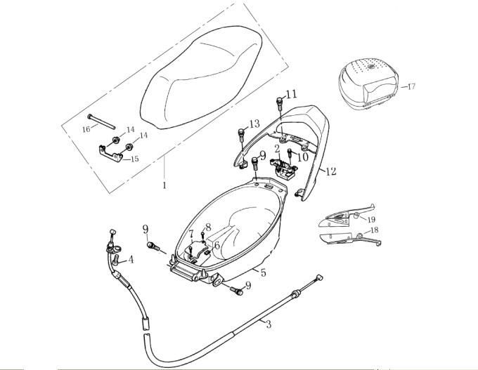 Qlink Achilles 150 Seat
