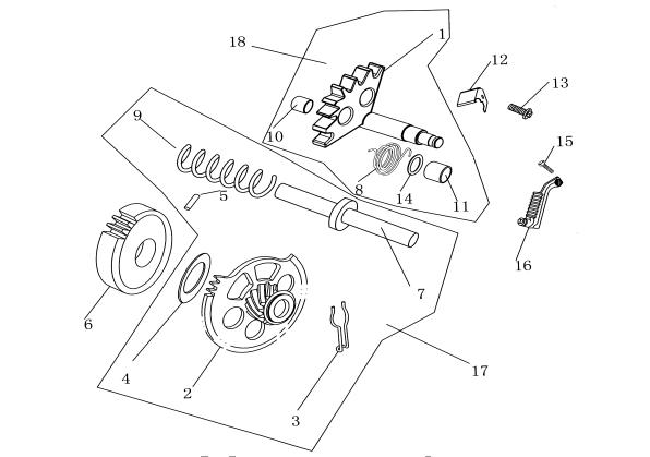 Qlink Achilles 150 Speed Change Mechanism