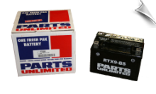 Battery, 9-BS (Parts Unlimited Brand) Battery, 9-BS (Parts Unlimited Brand)