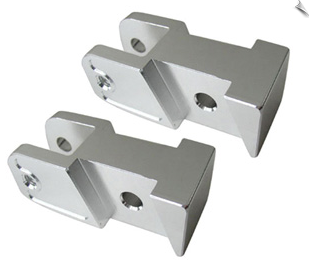 NCY Vento Shock Mount Relocating Bracket - Silver Color (SKU: 1000-1119)