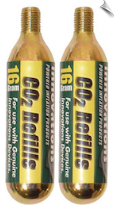 16g Threade style cartridges (2/pack)